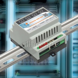 Ethernet реле на DIN рейку на 4 релейных канала RODOS-10N DIN