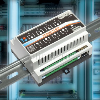 Ethernet реле на DIN рейку на 8 релейных каналов RODOS-12 DIN фото #1