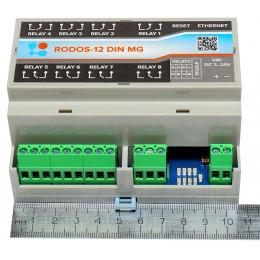 Ethernet реле на DIN рейку на 8 релейных каналов RODOS-12 DIN MG фото #5